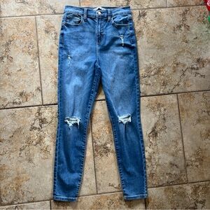 Celebrity Pink Distressed Denim Skinny Jeans